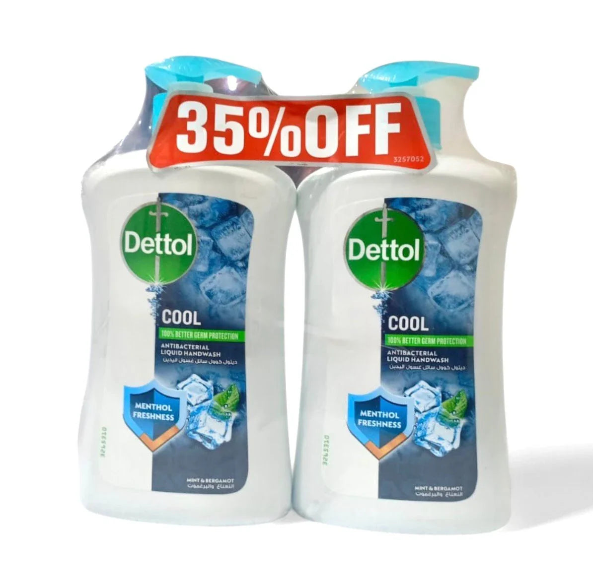 Dettol, Hand Wash Cool Off, 35%, 400 ml, 2 Count