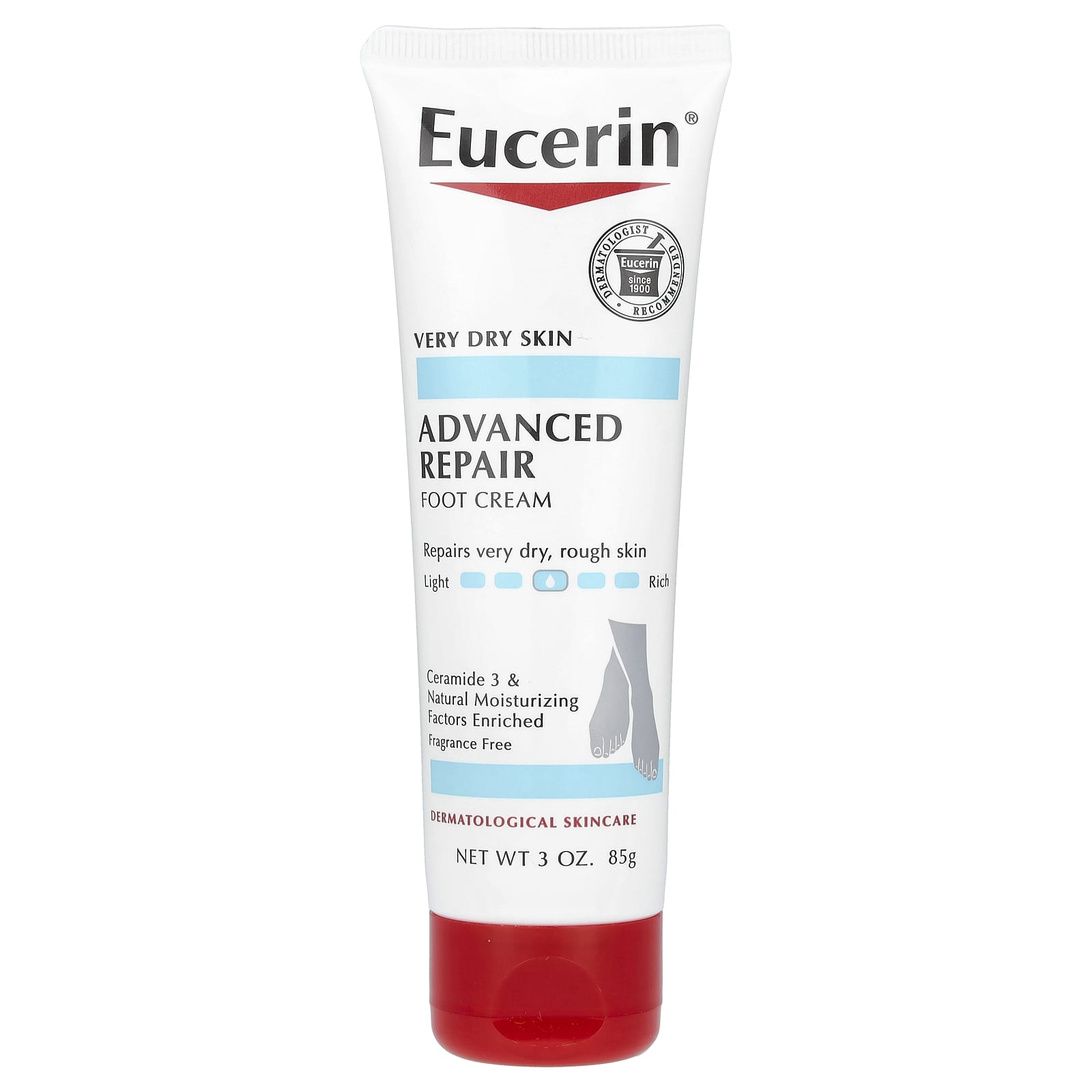 Eucerin, كريم القدم للإصلاح المتقدم، 85 جم