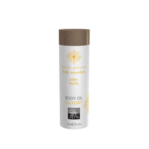 Shiatsu, Luxury Body Oil Edible Vanilla, 75 ml