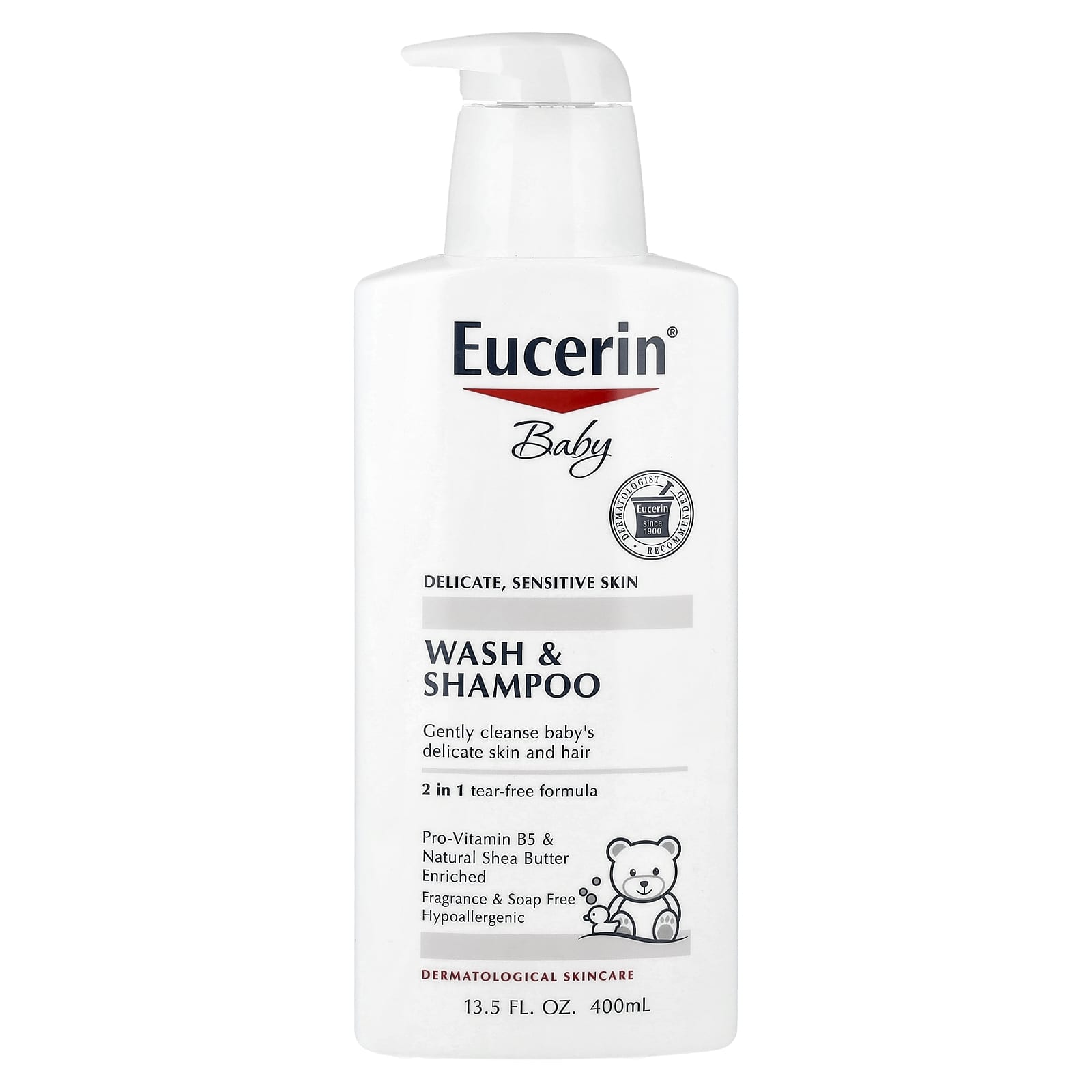 Eucerin, Baby Wash & Shampoo, 400 ml