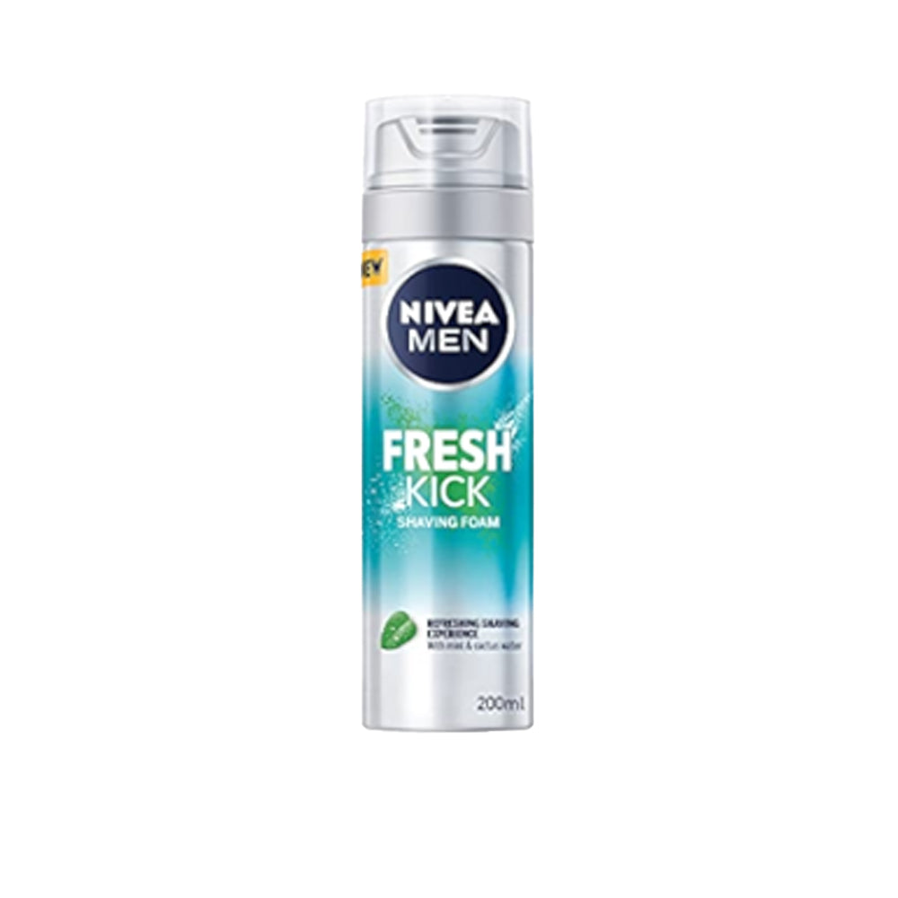 Nivea, Shaving Foam Fresh Kick, 200 ml