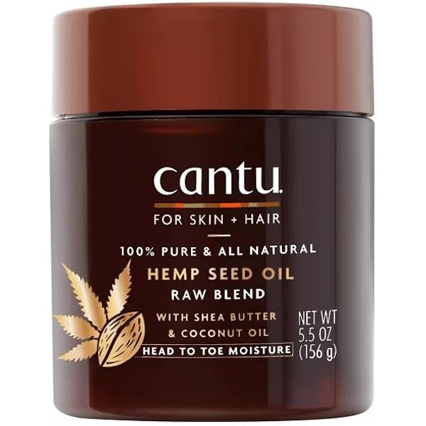 Cantu, مزيج زيت بذور القنب الخام للشعر والبشرة، 156 جم