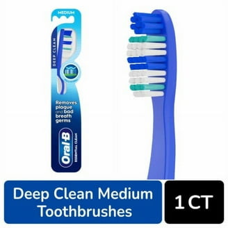 أورال-بي، فرشاة أسنان Deep Clean، متوسطة، عبوة اقتصادية