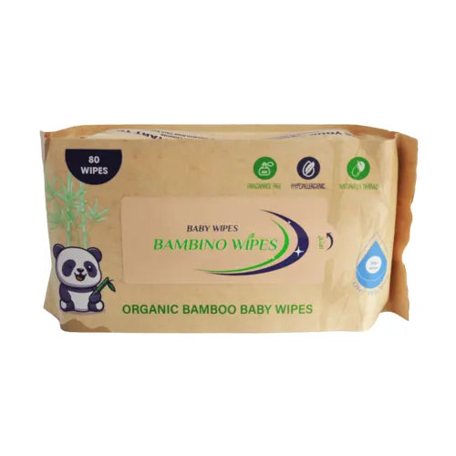 Bambino, Organic Baby Wipes, 80 Count