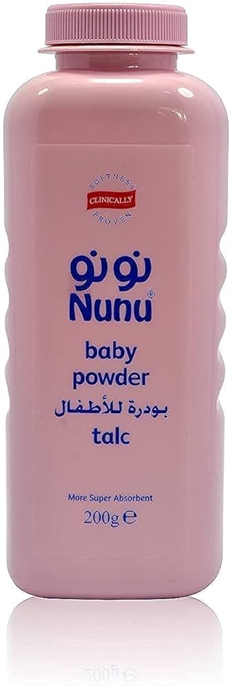 Nunu Baby, Powder Talc Pink, 200 g