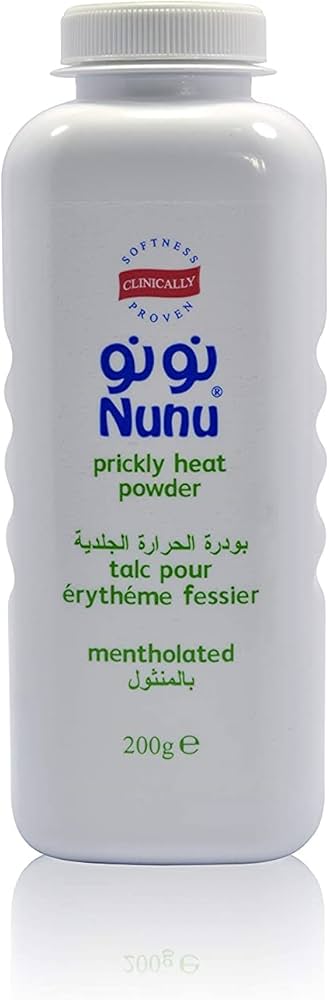 Nunu, Prickly Heat Baby Powder, 200 g