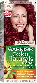 Garnier, Color Natural 6.60 Fiery Pure Red