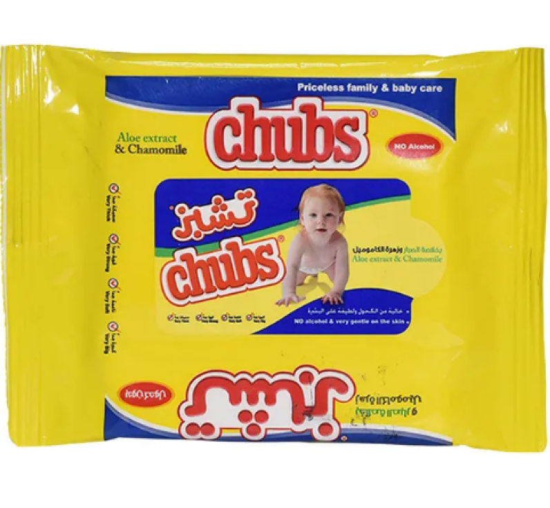 Chubs, Ultra Aloe Extract&chamomile, 5 Wipes