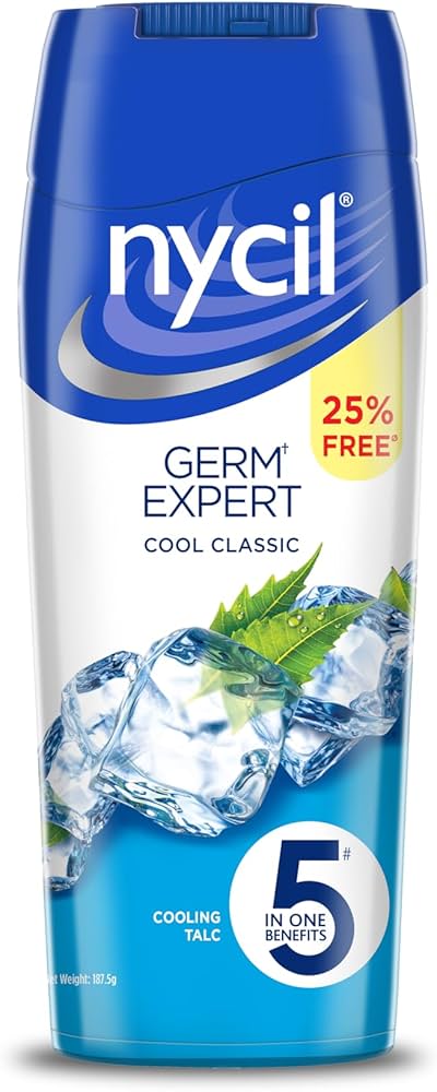 Nycil, Cool Classic Cooling Talc, 187.5 g