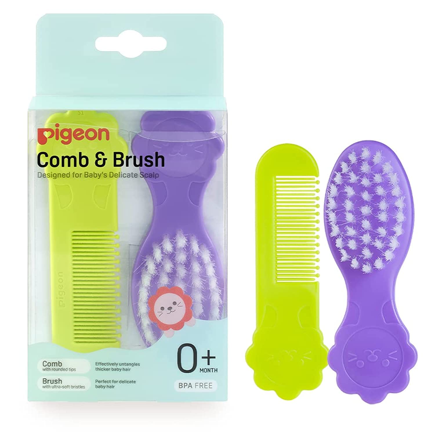 Pigeon, Comb & Brush