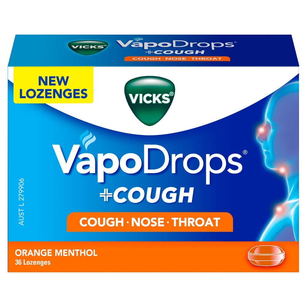 Vicks, Vapodrops 36 Orange (Unit)