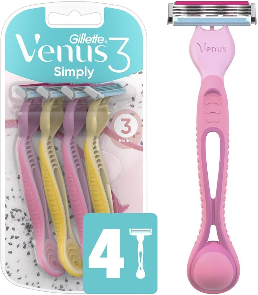 Gillette Venus, Simply III Pink 4+, عدد 1