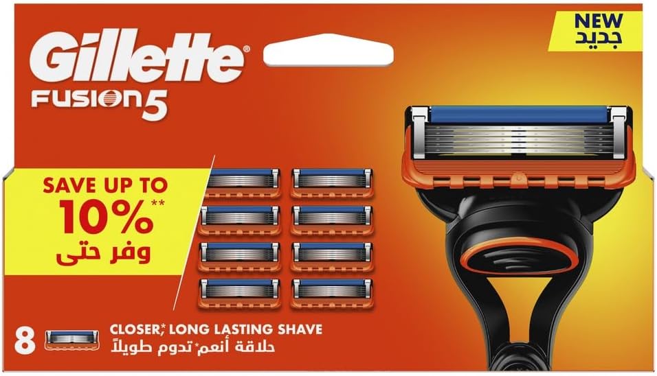 جيليت فيوجن، 5 يدوي، 8 قطع