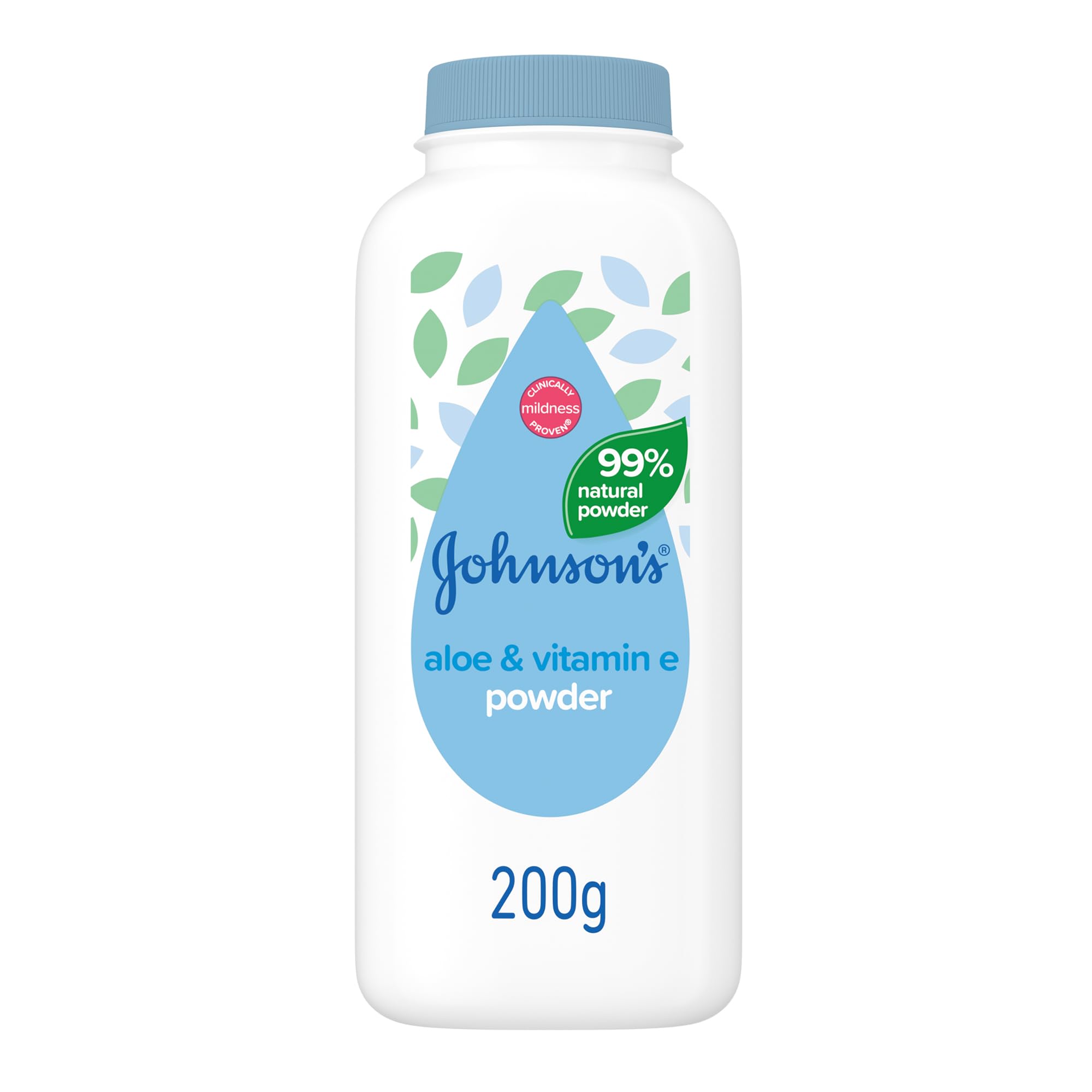JH Baby, Aloe & Vitamin E Powder, 200 g