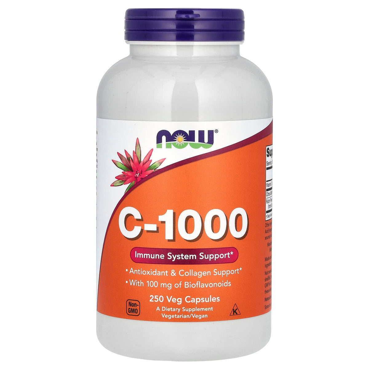 NOW Foods, C-1000 مع بيوفلافونويدس، 250 كبسولة نباتية