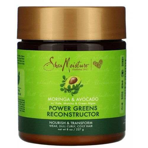 SheaMoisture، المورينجا والأفوكادو لإعادة بناء الشعر، 237 مل