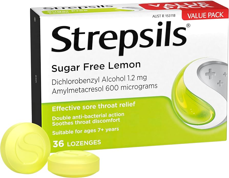 Strepsils, Sugar Free, 36 Lozenges