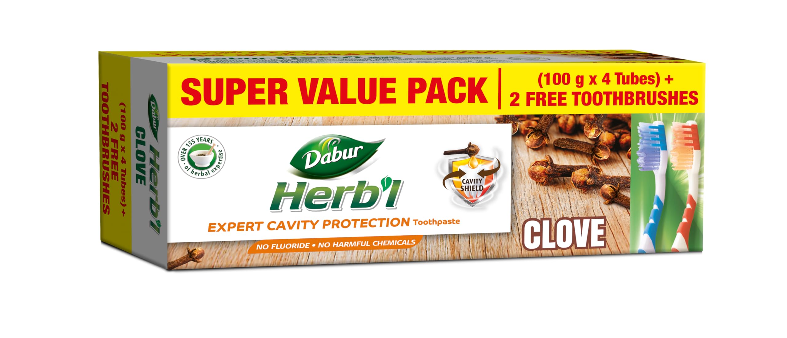Dabur, Herbal Cavity Protection TP 4X100G