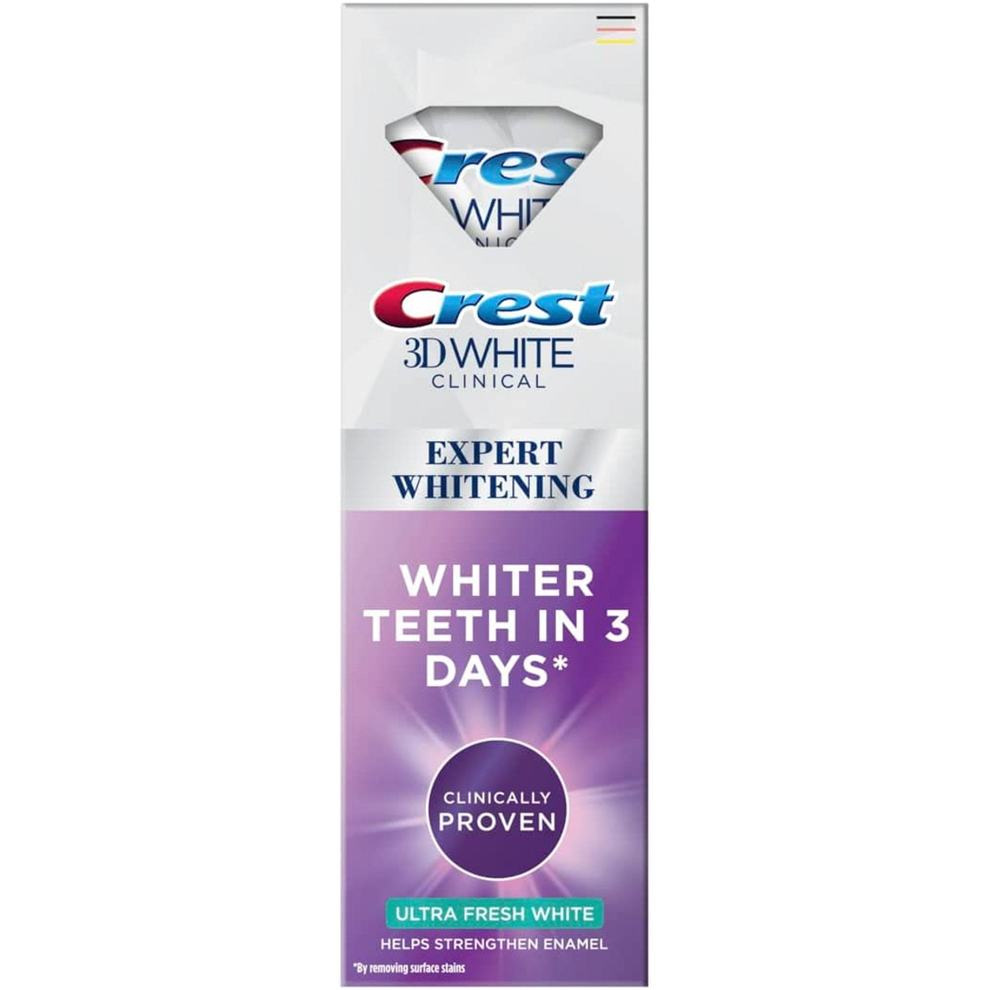Crest, 3D Expert Whitening Ultra Fresh White, 75 ml