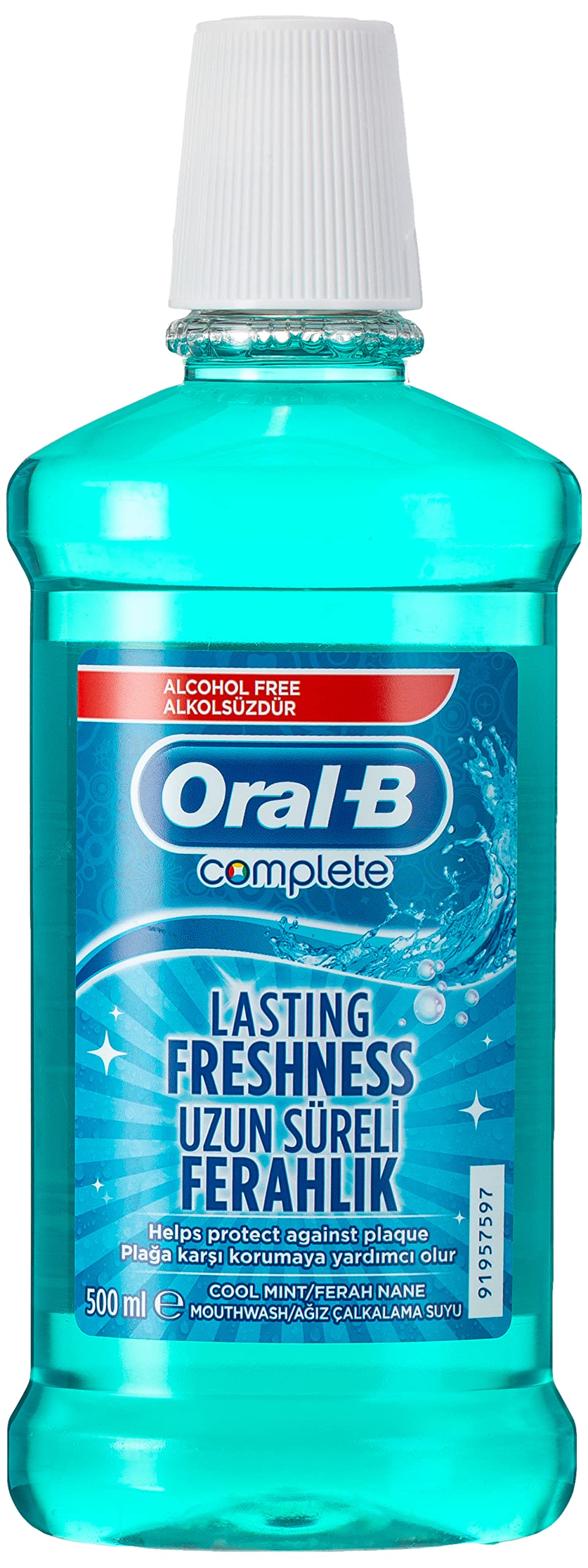 Oral-B, Complete Mouthwash Cool Mint, 500 ml