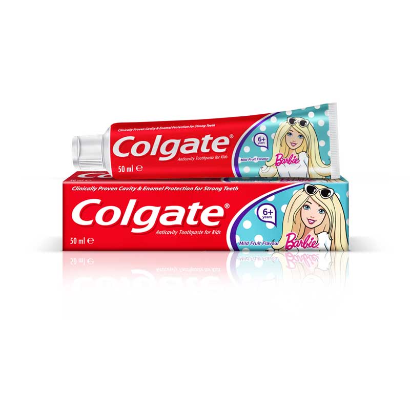 Colgate, Junior Children Barbi +6Y, 50 ml