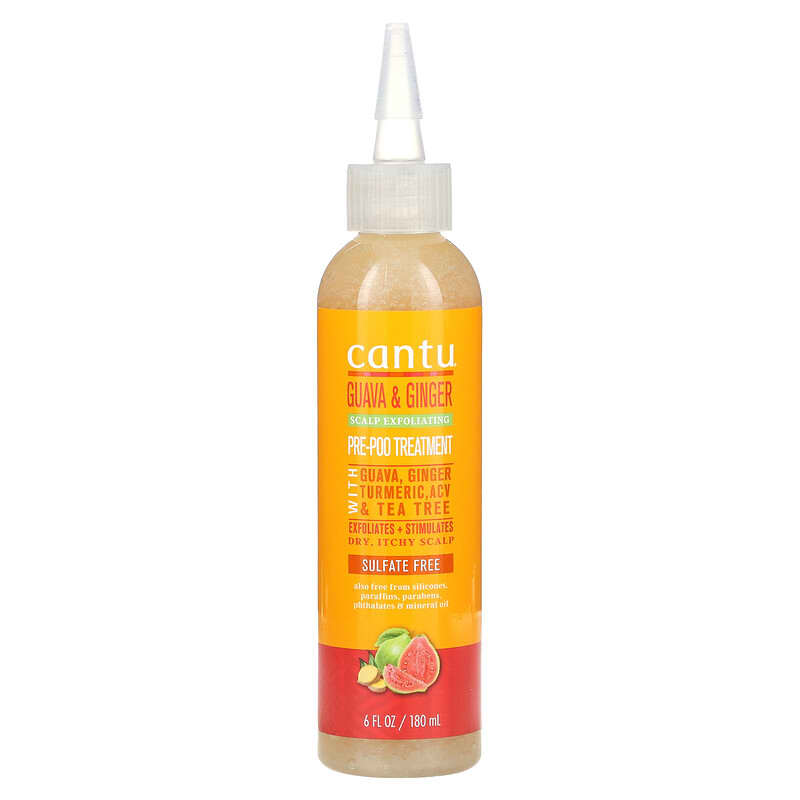 Cantu، علاج ما قبل الشامبو بالجوافة والزنجبيل، 180 مل
