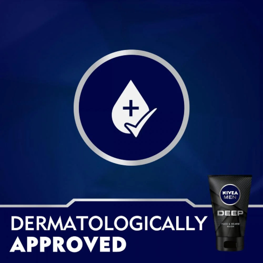 Nivea MEN, Deep Face Wash, 100 ml