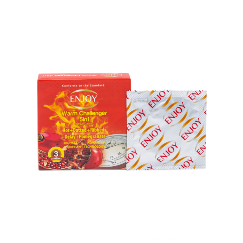 Enjoy, Condoms Pomegranate, 3 Count