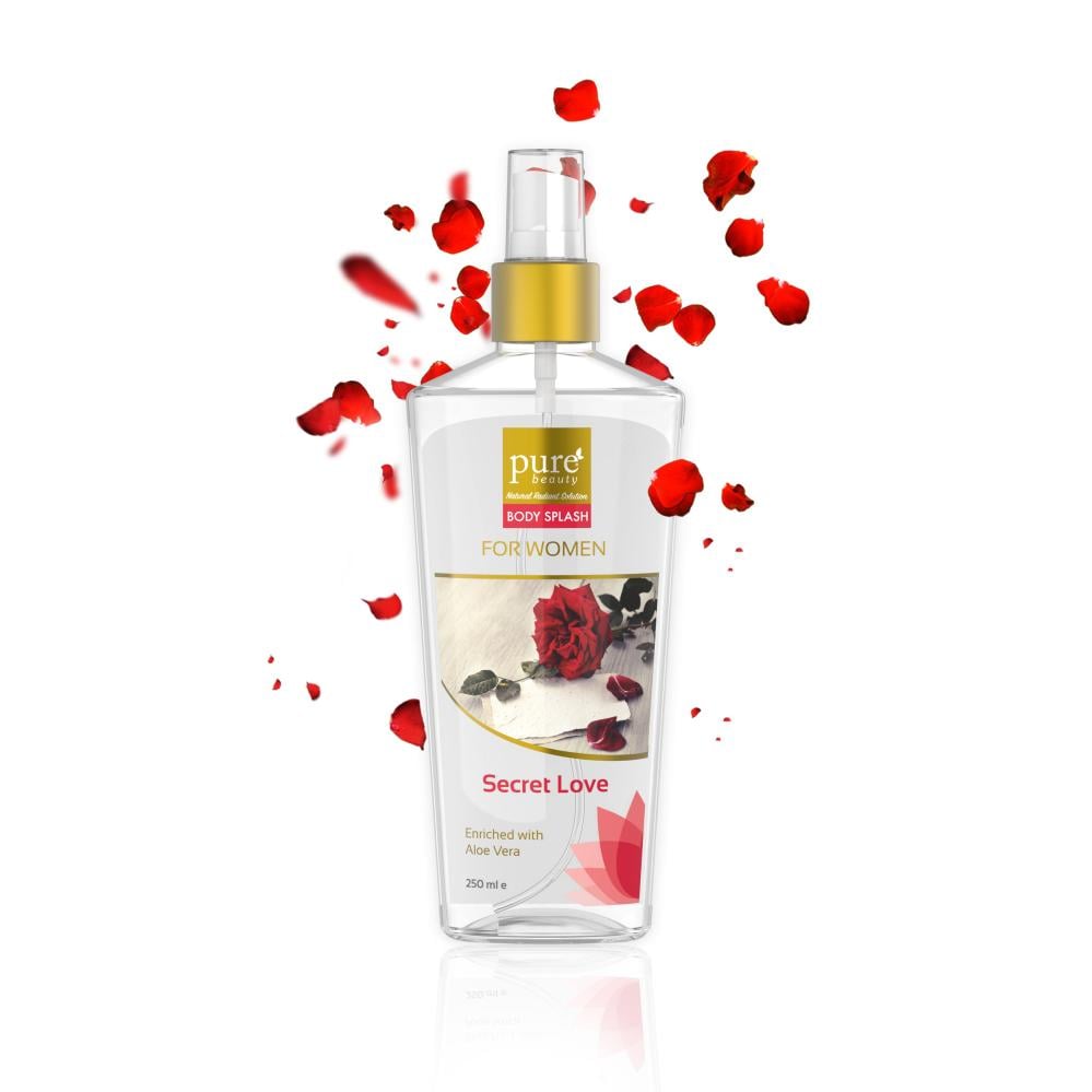 Pure Beauty, Body Splash Women Secret Love, 250 ml