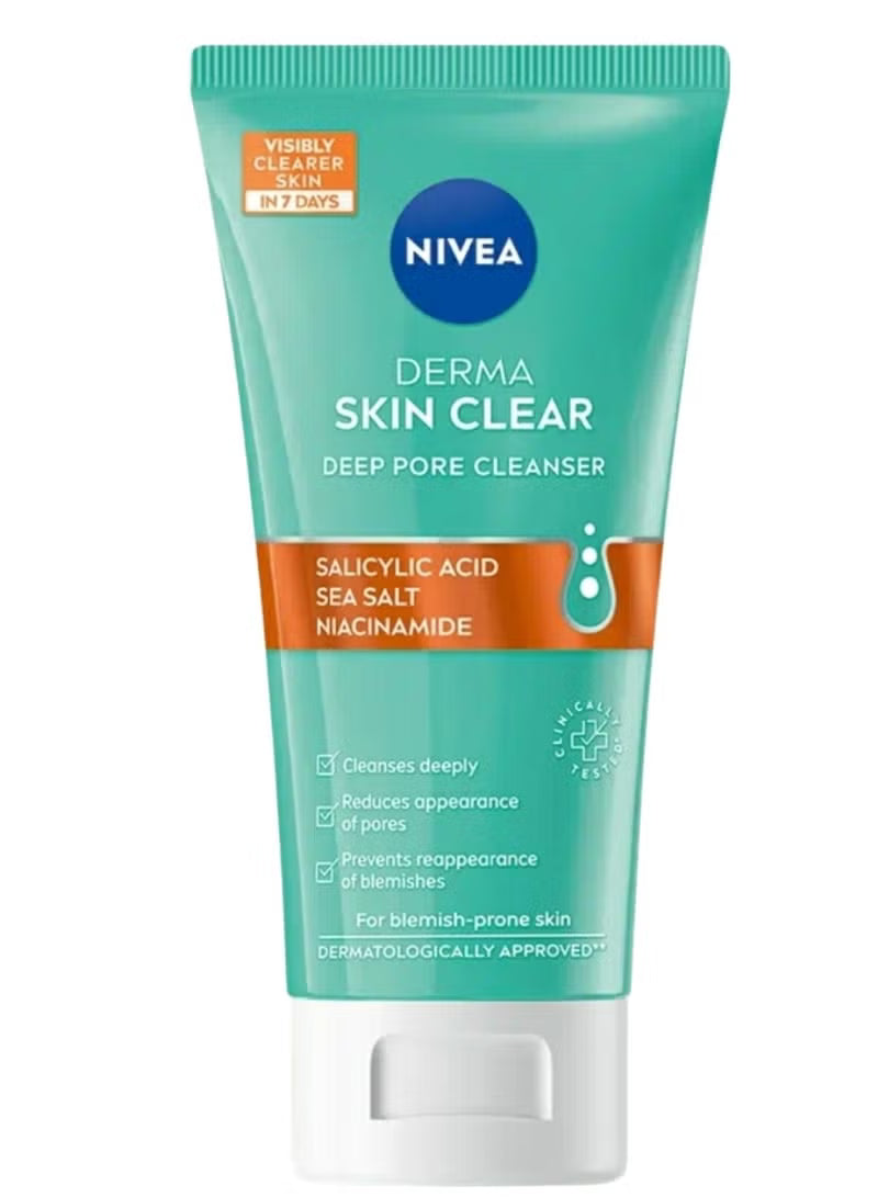 Nivea, Clear Up Deep Pore Cleanser, 150 ml