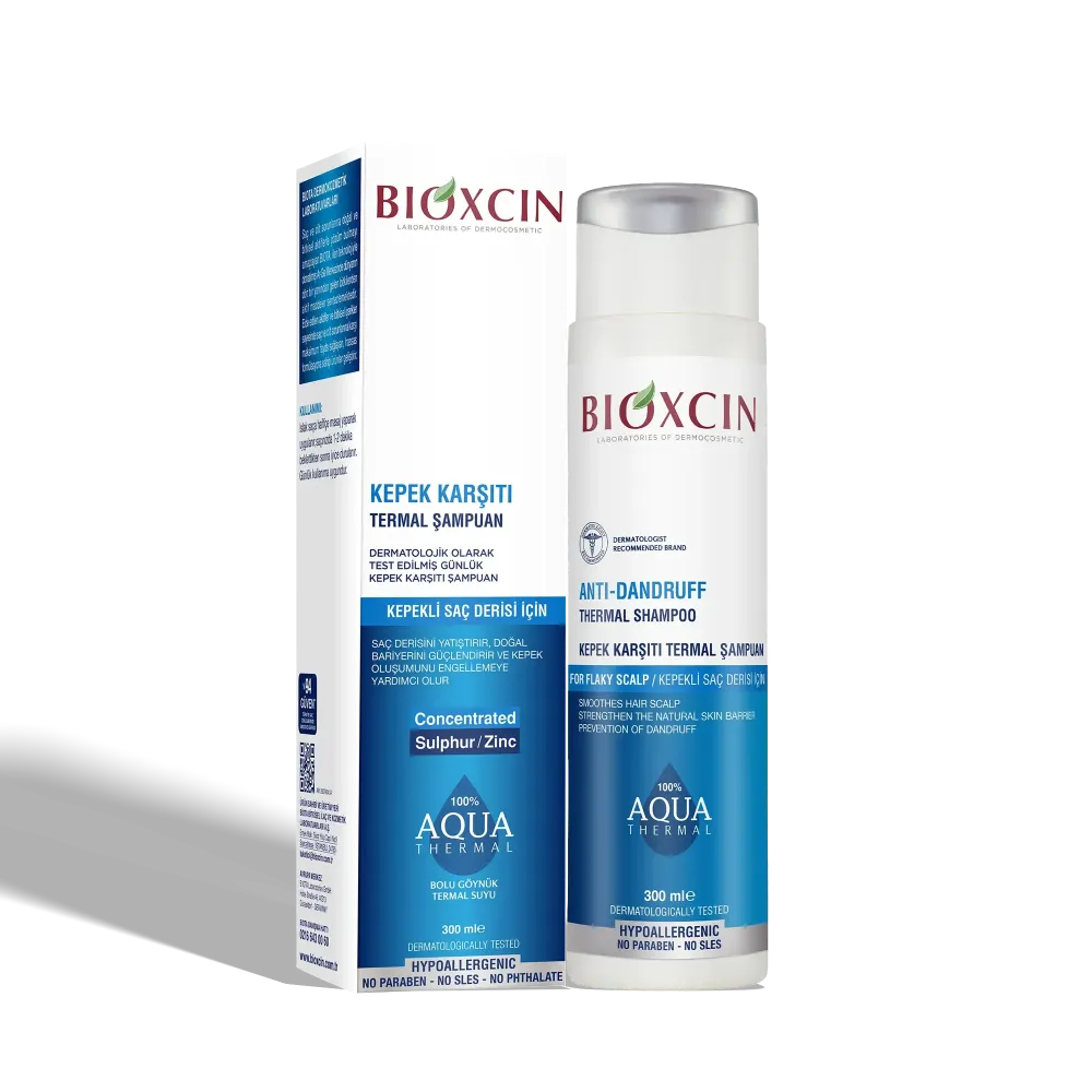 Bioxcin، شامبو مياه حرارية ضد القشرة، 300 مل