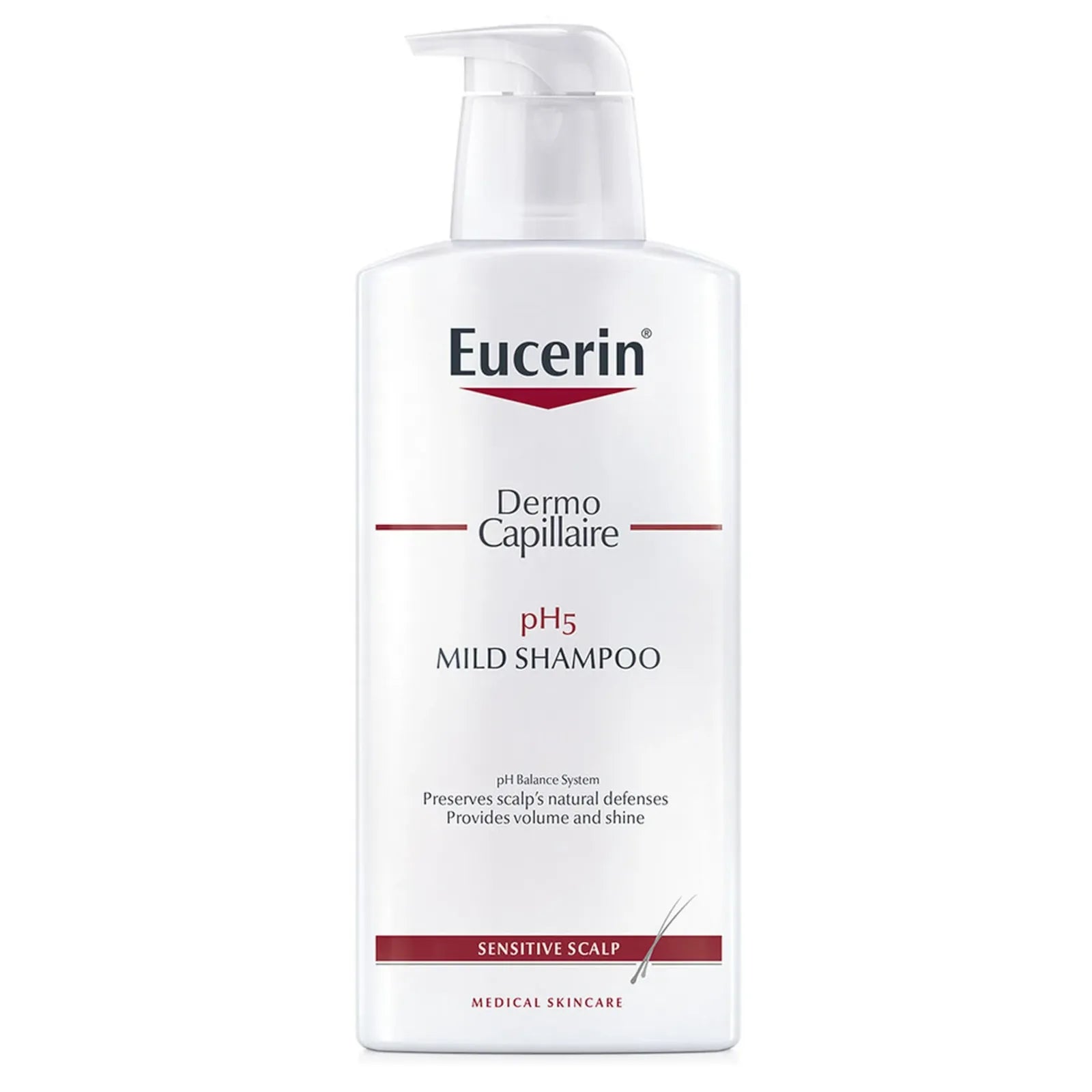 Eucerin, Dermocapillaire PH5 Mild Shampoo, 400 ml