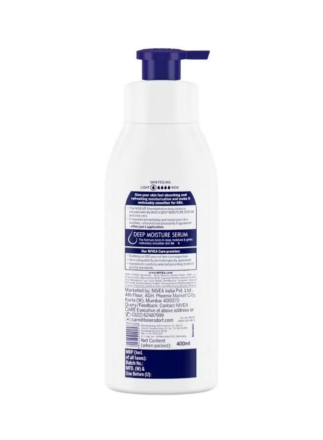Nivea, Lotion Aloe Hydration, 400ml
