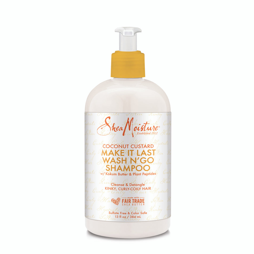 SheaMoisture, شامبو Make It Last Wash N' Go، سعة 384 مل