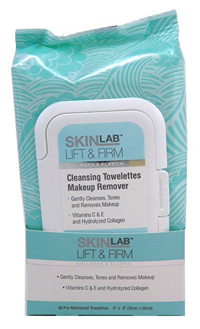 Skinlab، مناديل تنظيف مزيلة للمكياج، 60 منديل