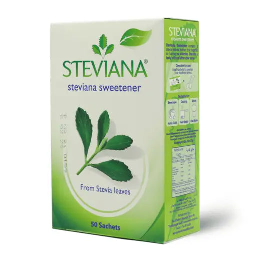 Steviana, Sweetener, 50 Sachets