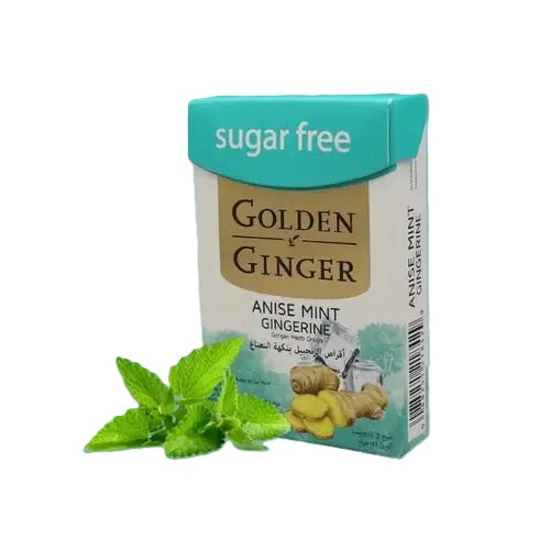 Golden Ginger, Anise Mint Gingerine, Lozenges, Sugar Free - 45Gw