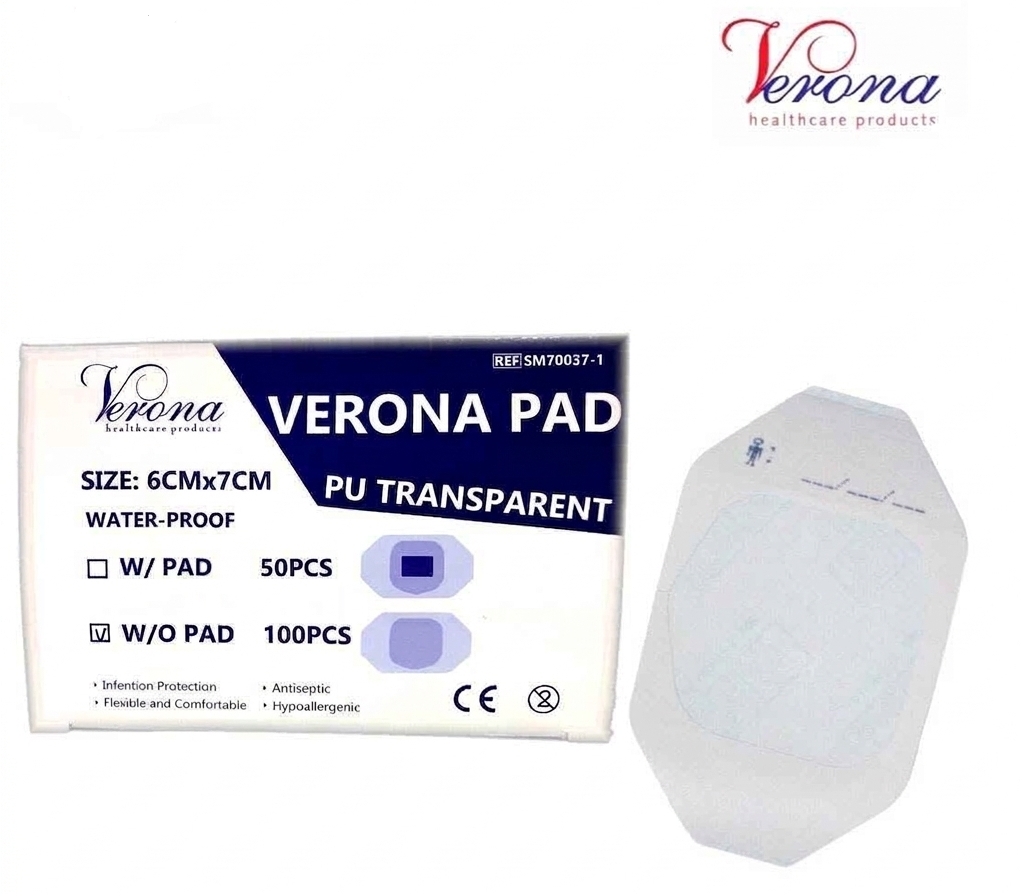 Verona, Pad Pu Transparent 7CM*10CM Water Proof