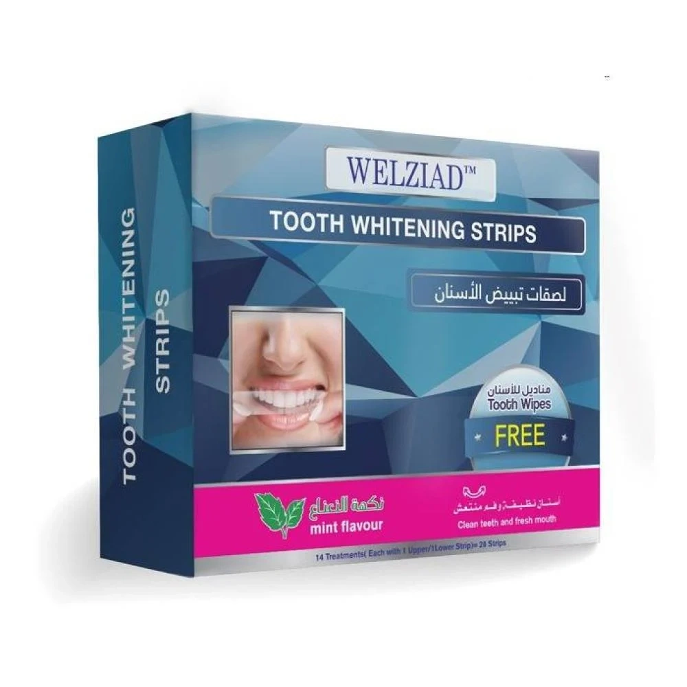 Welziad, Tooth Whitening Strips, 28 Count