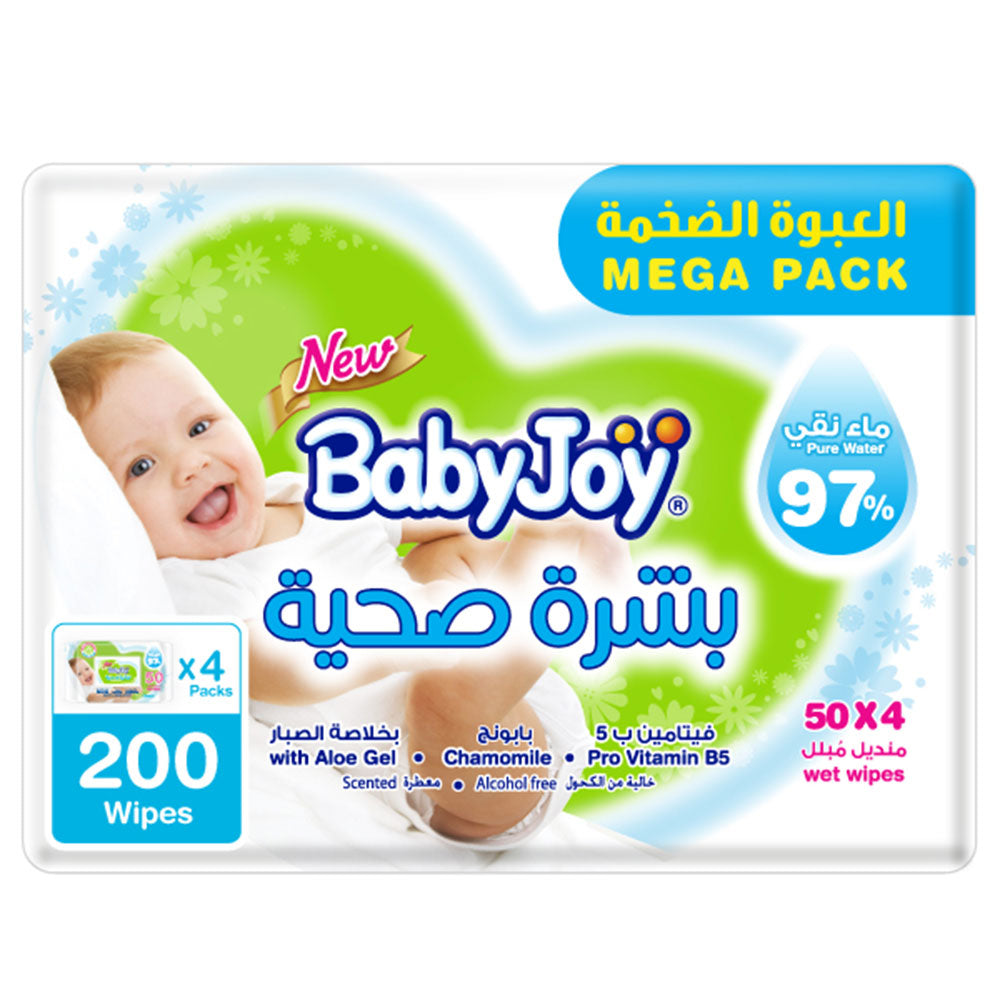 Baby JOY, Wet Wipes Mega Pack 50X4