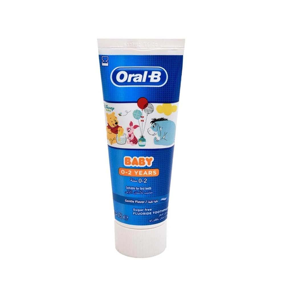 Oral-B، معجون أسنان للأطفال 0-2 سنوات بنكهة لطيفة
