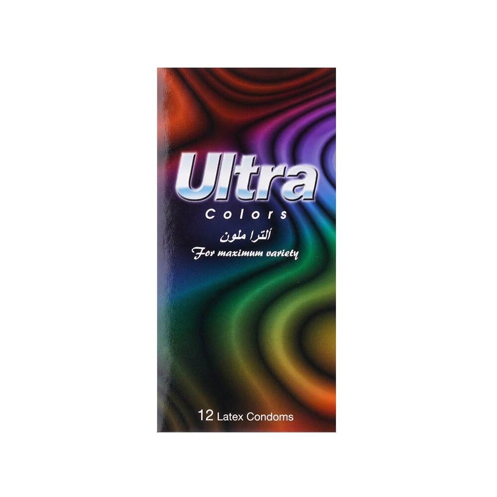 ألترا، 12 واقي ذكري لاتكس - ألوان