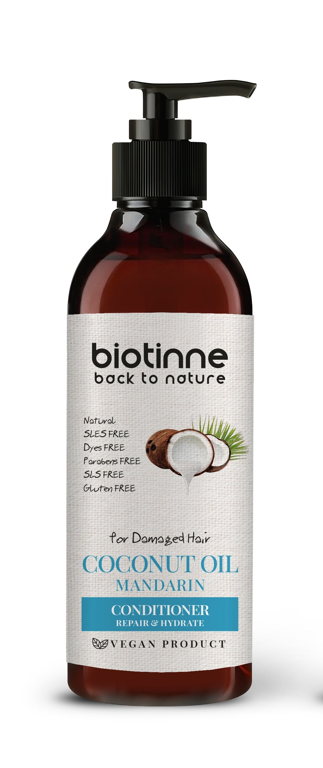 Biotinne, بلسم جوز الهند واليوسفي، 300 مل