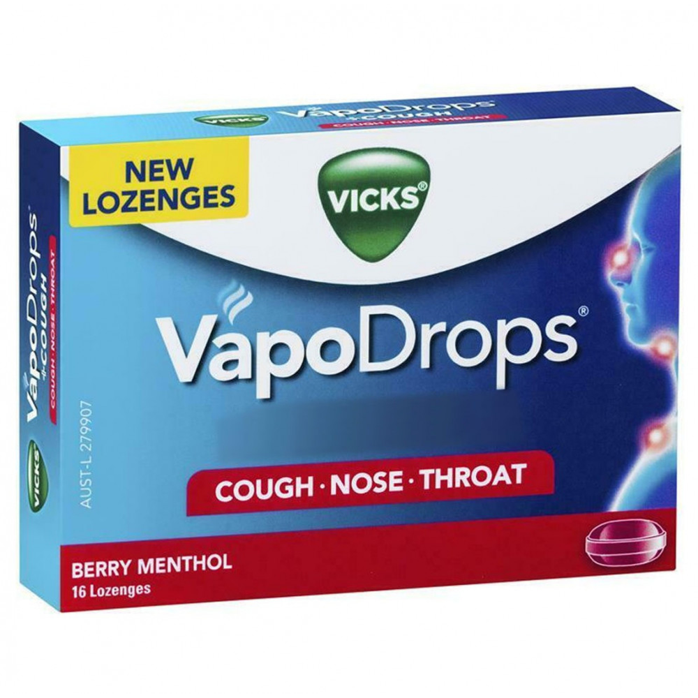 Vicks, Vapodrops 16 Berry (Box)