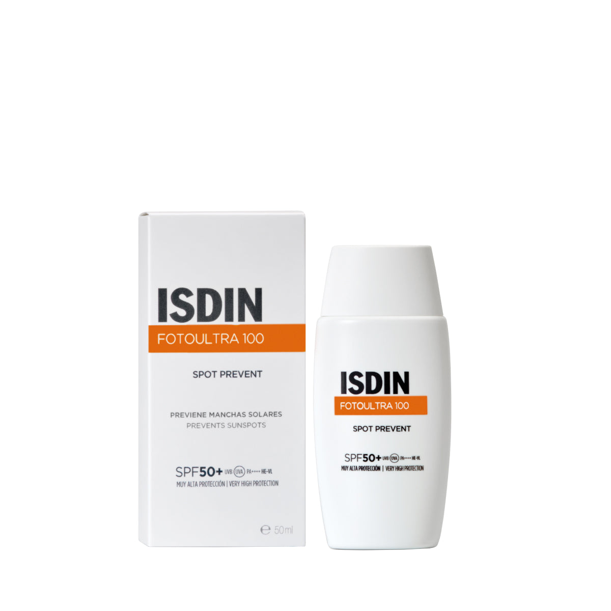 Isdin, Fotoultra 100 سبوت بريفينت فيوجن فلويد +، عامل حماية من الشمس 50، 50 مل