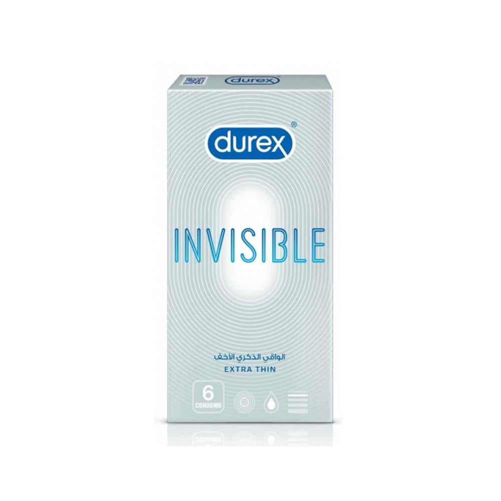 ديوركس، واقي ذكري Invisible فائق الرقة، 6 حبات