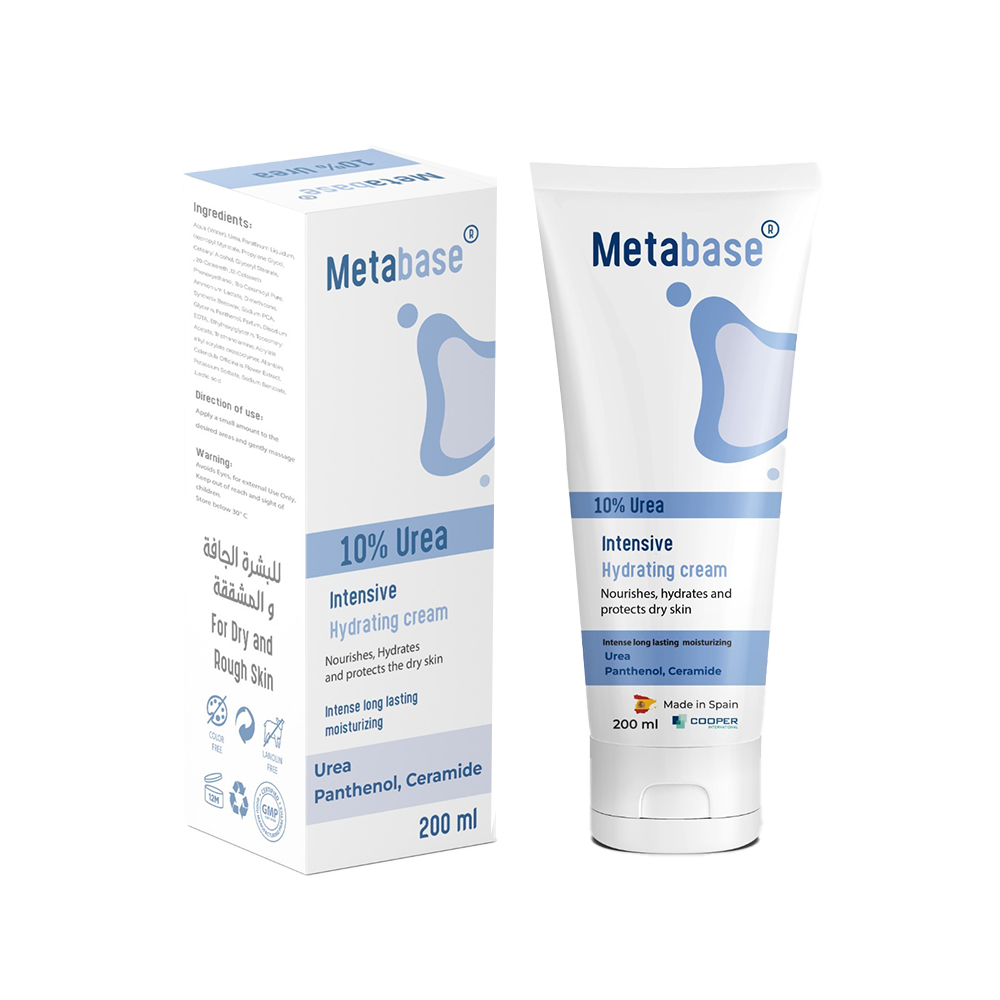 Metabase, كريم اليوريا المرطب المكثف، 10%، 200 مل