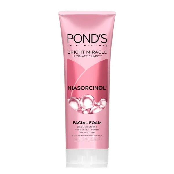 Ponds، غسول الوجه برايت ميراكل نياسورسينول، 100 جم